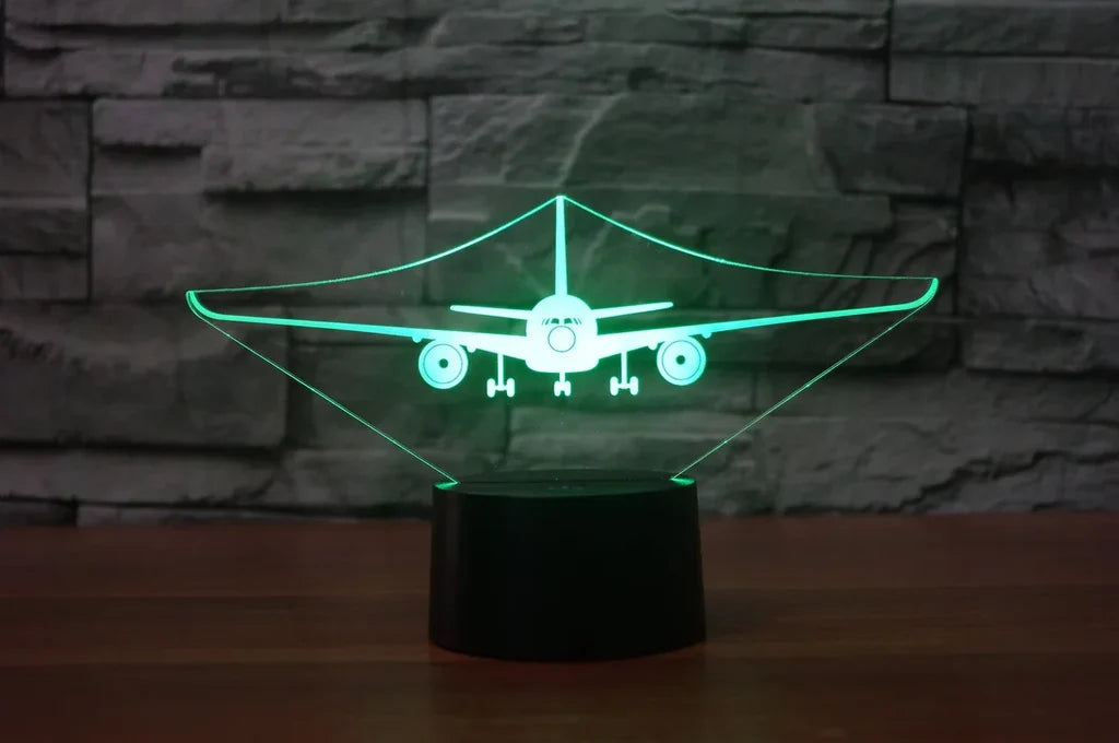 Customisable Airbus A350 3D Lamp - view 4