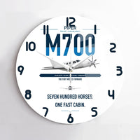 Thumbnail for Piper M700 Fury design on white no frame wall clock