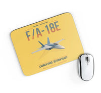 Thumbnail for F-A-18E Super Hornet design on yellow rectangle mouse pad