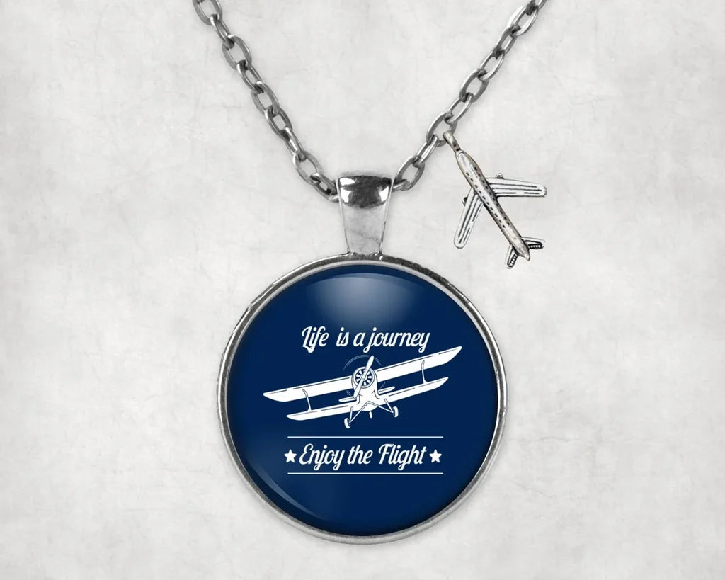 Life is a journey Enjoy Necklace - view 3