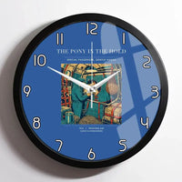 Thumbnail for VINTAGE G4235 - The Pony In The Hold - Designed Wall Clocks design on blue framed