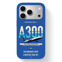 Thumbnail for Airbus A300B2 Case design on blue iphone case