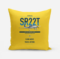 Thumbnail for Cirrus SR22T design on yellow pillow