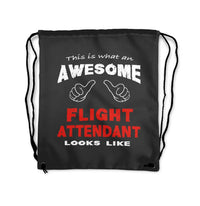 Thumbnail for Flight Attendant Drawstring Bag - view 3