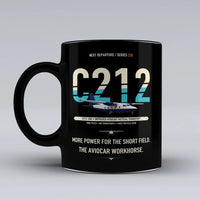 Thumbnail for C-212-200 Aviocar Mug design on black casa