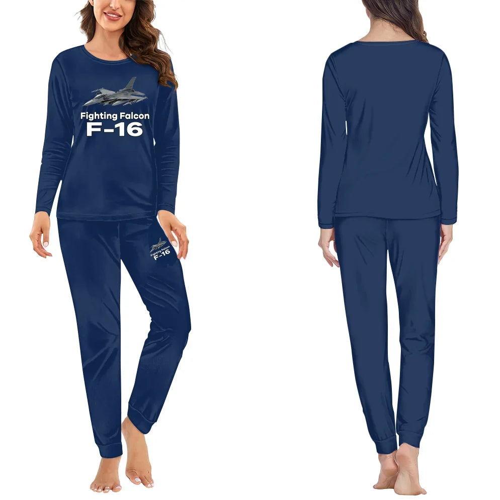The Fighter Jet 16 women pajamas - Dark Blue