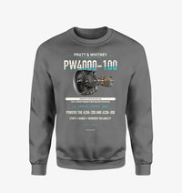 Thumbnail for PW4000-100 design on gray sweatshirt
