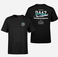 Thumbnail for Diamond DA62 design on black t-shirt, double-side print