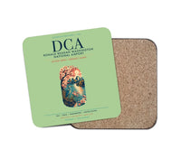 Thumbnail for Ronald Reagan Washington National Airport (DCA) design on light green 1 piece coaster