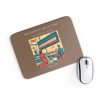 Thumbnail for VINTAGE G4302 - The Flight Board Flutter - Designed Mouse Pads design on brown rectangle