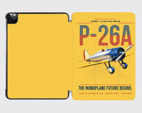 Thumbnail for Boeing P-26A Peashooter design on yellow ipad tablet case