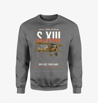 Thumbnail for SPAD S.XIII C.1 design on gray sweatshirt