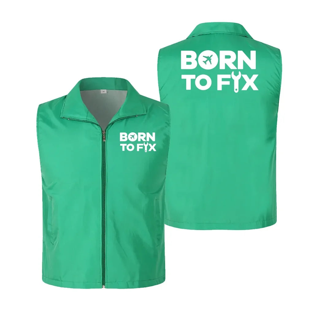 Born To Fix Airplanes Vest - view 3