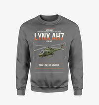 Thumbnail for Westland Lynx AH7 design on gray sweatshirt