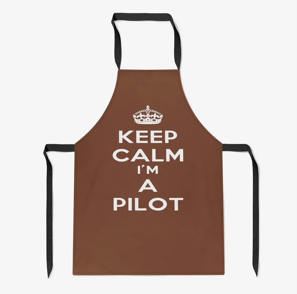 Keep Calm I'm A Pilot Apron - view 3