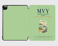 Thumbnail for Martha's Vineyard Airport (MVY) design on light green ipad tablet case