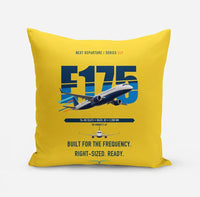Thumbnail for Embraer E175 design on yellow pillow