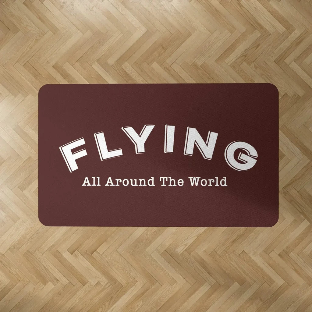 Flying All Around The World Floor Mat - view 3