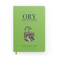 Thumbnail for Paris-Orly Airport (ORY) design on light green notebook
