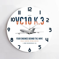 Thumbnail for Vickers VC10 K.3 design on white no frame wall clock