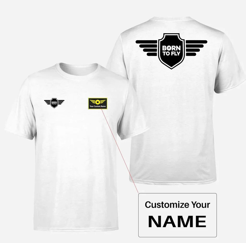 Customisable Born to Fly T-Shirt - view 3