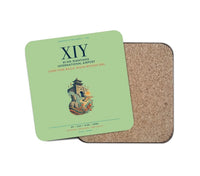 Thumbnail for Xi'an Xianyang International Airport (XIY) design on light green 1 piece coaster