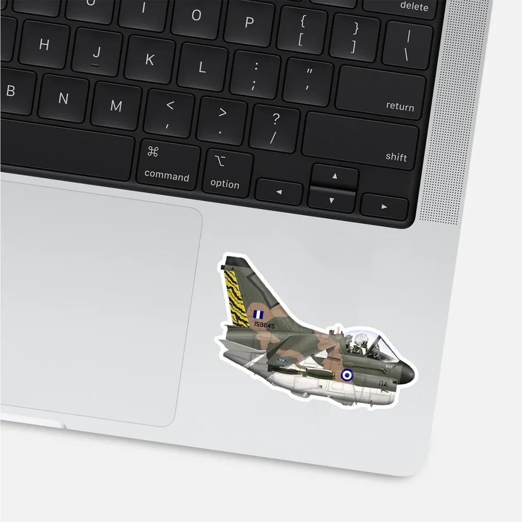 A-7 Corsair II Attack Aircraft Hellenic Air Force Airplanes sticker