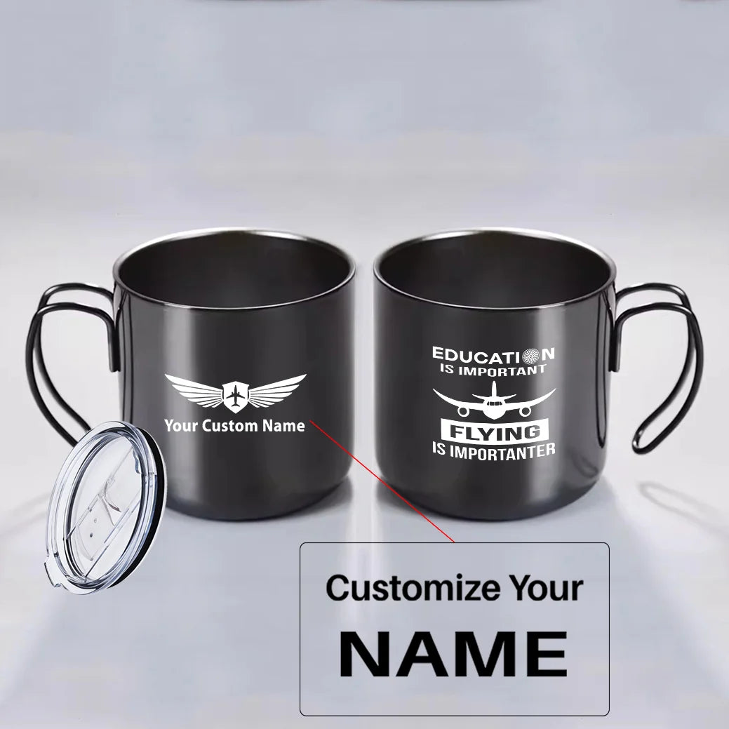 Customisable Flying is Importanter Mug - view 3