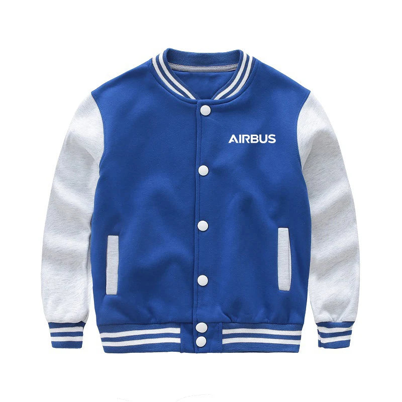 Airbus & Text Baseball Jacket - view 4
