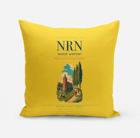 Thumbnail for Weeze Airport (NRN) design on yellow pillow