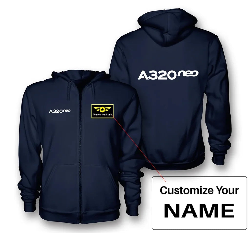 Customisable Airbus A320 Hoodie - view 3