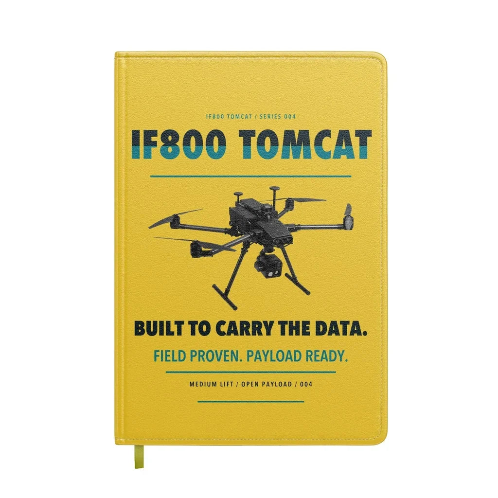 Inspired Flight IF800 Tomcat design on yellow notebook