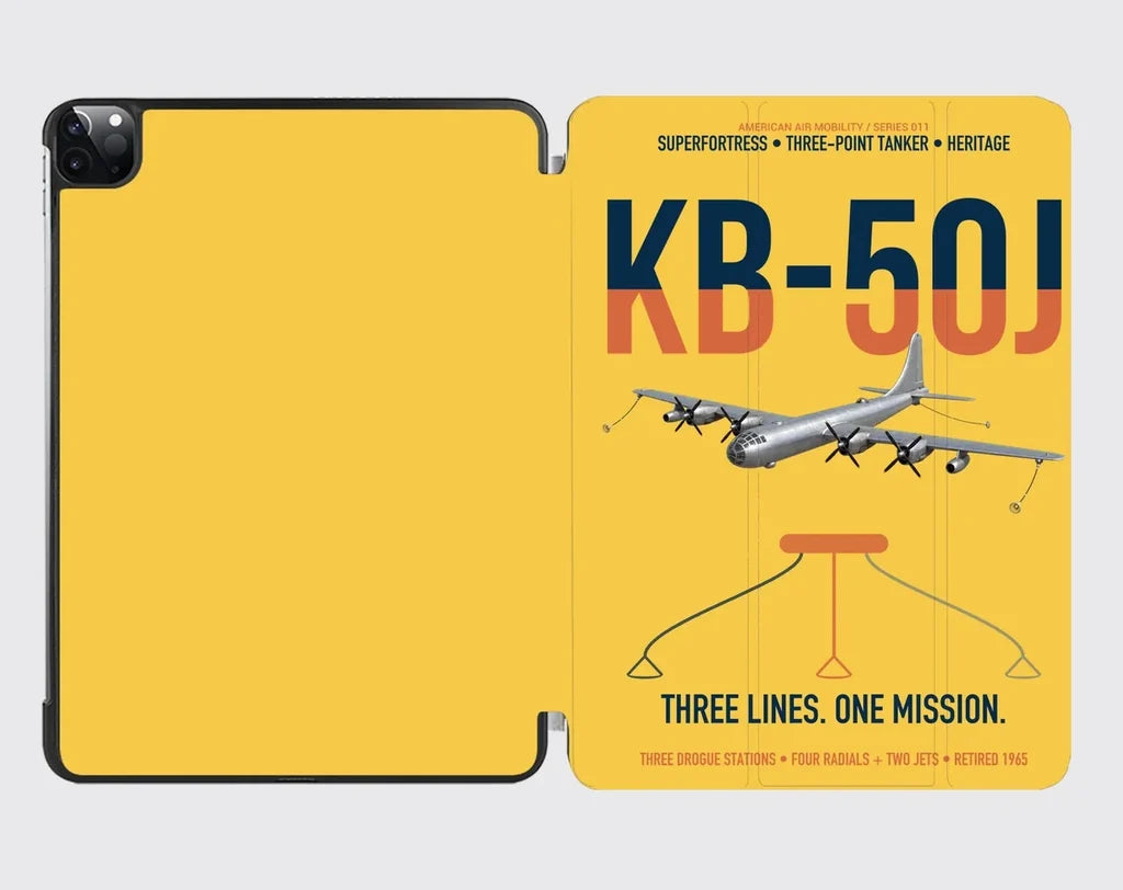 KB-50J Superfortress design on yellow ipad tablet case