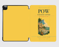 Thumbnail for Portorož Airport (POW) design on yellow ipad tablet case