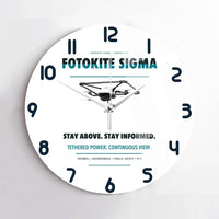 Thumbnail for Fotokite Sigma design on white no frame wall clock