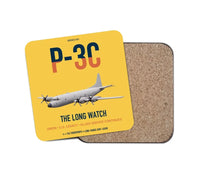 Thumbnail for P-3C Orion design on yellow 1 piece coaster
