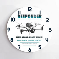 Thumbnail for BRINC Responder design on white no frame wall clock