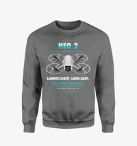 Thumbnail for DJI Neo 2 design on gray sweatshirt