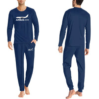 Thumbnail for The Airbus A310 men pajamas - Dark Blue