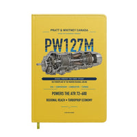 Thumbnail for PW127M design on yellow notebook