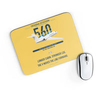 Thumbnail for Cessna Citation 560 - Citation V design on yellow rectangle mouse pad
