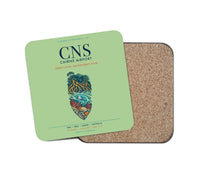 Thumbnail for Cairns Airport (CNS) design on light green 1 piece coaster