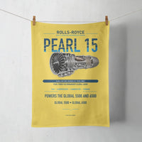 Thumbnail for PEARL 15 design on yellow towel