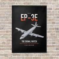 Thumbnail for EP-3E ARIES II vertical canvas print - framed - black background