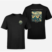 Thumbnail for VINTAGE G4140 - The Old Timers' Bench - Double-Side T-Shirt design on black double side t shirt