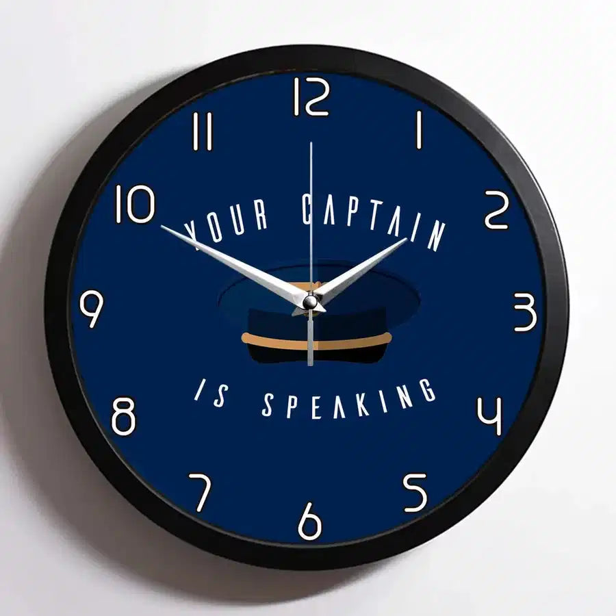 Your Captain Is Speaking Wall Clock - view 3