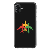 Thumbnail for Colourful 3 Airplanes iPhone Case - view 3