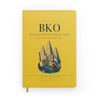 Thumbnail for Modibo Keita International Airport (BKO) design on yellow notebook