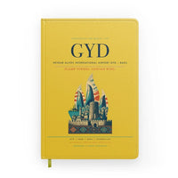 Thumbnail for Heydar Aliyev International Airport (GYD) design on yellow notebook
