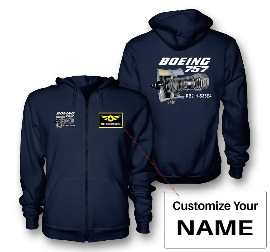Customisable Boeing 757 Hoodie - view 3